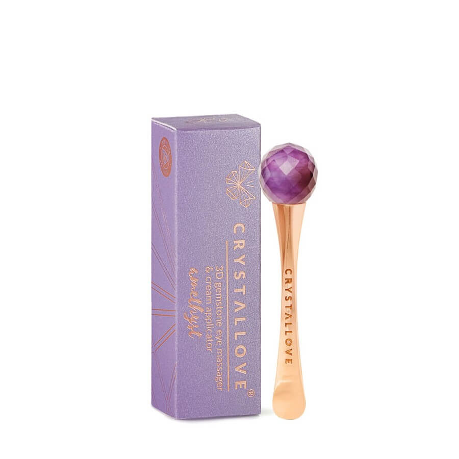 Crystallove 3D Amethyst Eye Massager Masažer Za Lice 1 kom,