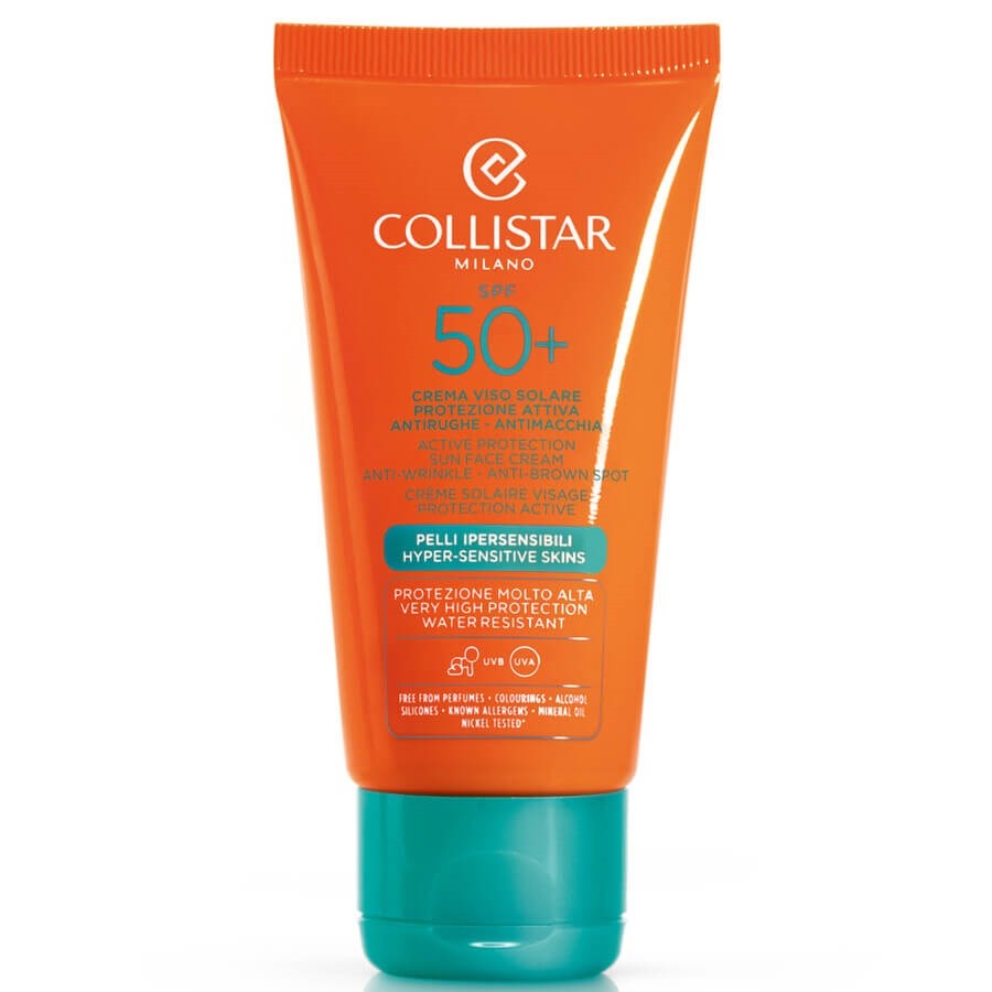 Collistar Sun Protection Face Cream SPF50+ Krema Za Lice Zaštitu Od Sunca 50 ml