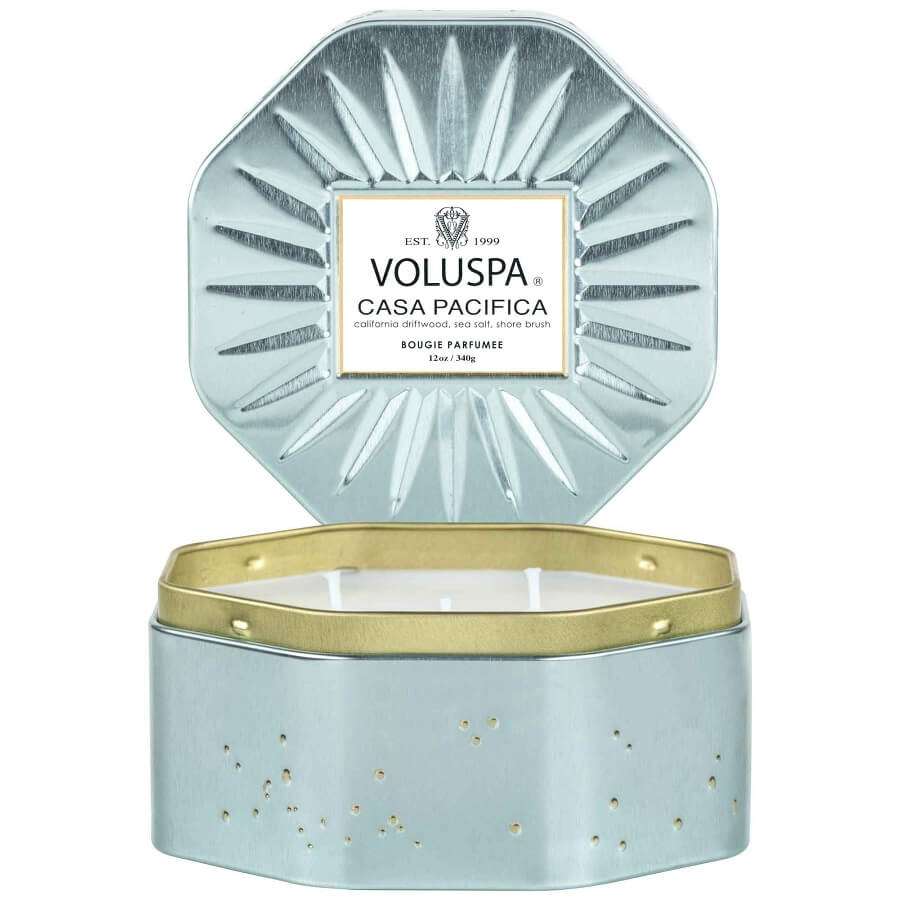 VOLUSPA Casa Pacifica Octagon Tin Candle Mirisna Svijeća 340 g
