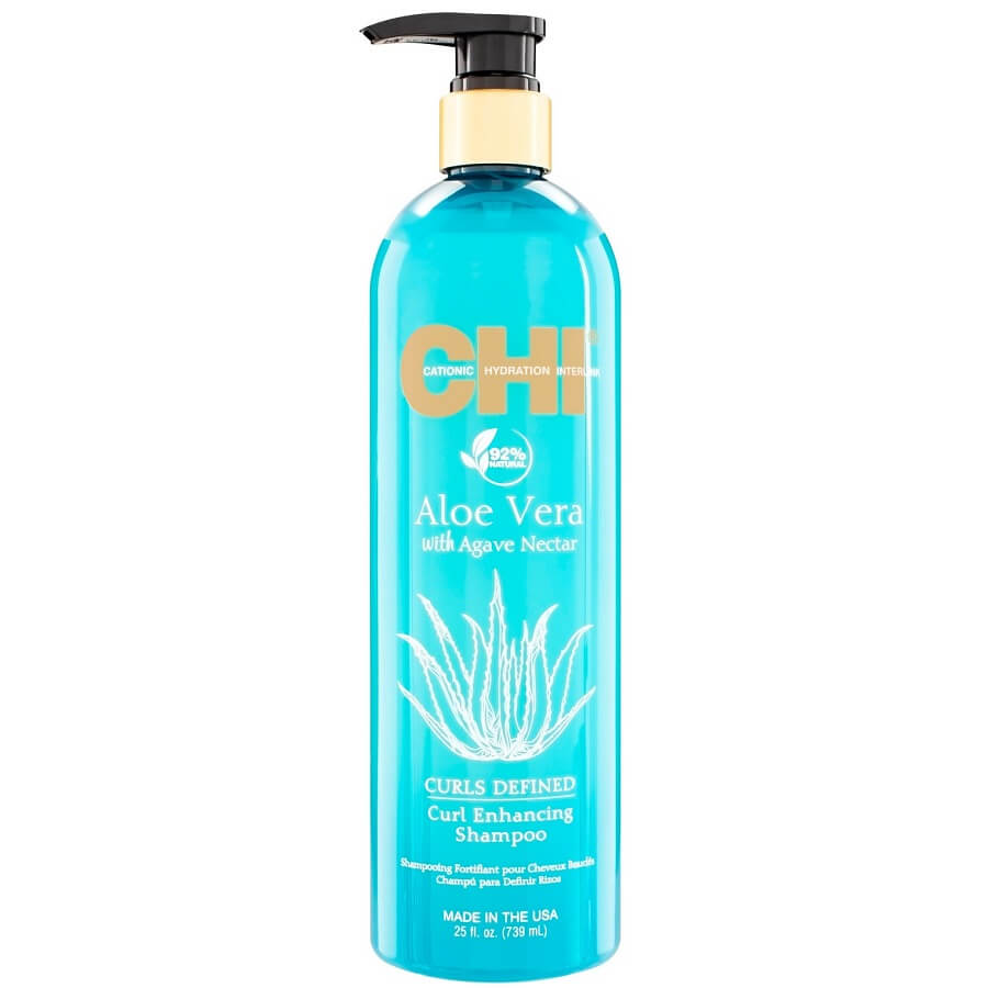 CHI ALOE VERA WITH AGAVE Aloe Vera Curl Enhancing Shampoo Šampon 739 ml