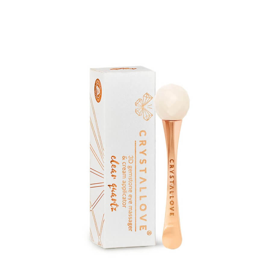 Crystallove 3D Clear Quartz Eye Massager Masažer Za Lice 1 kom,