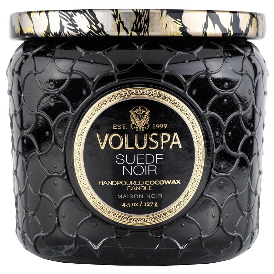 VOLUSPA Suede Noir Petite Jar Candle Mirisna Svijeća 127 g