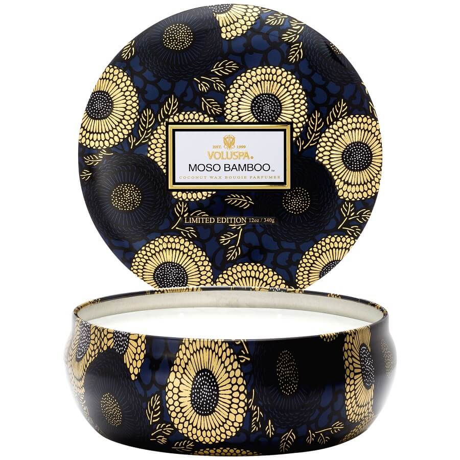 VOLUSPA Moso Bamboo 3 Wick Tin Candle Mirisna Svijeća 340 g