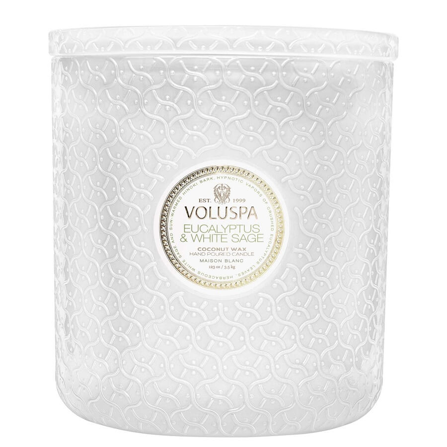 VOLUSPA Eucalyptus & White Sage 5 Wick Hearth Candle Mirisna Svijeća 3500 g