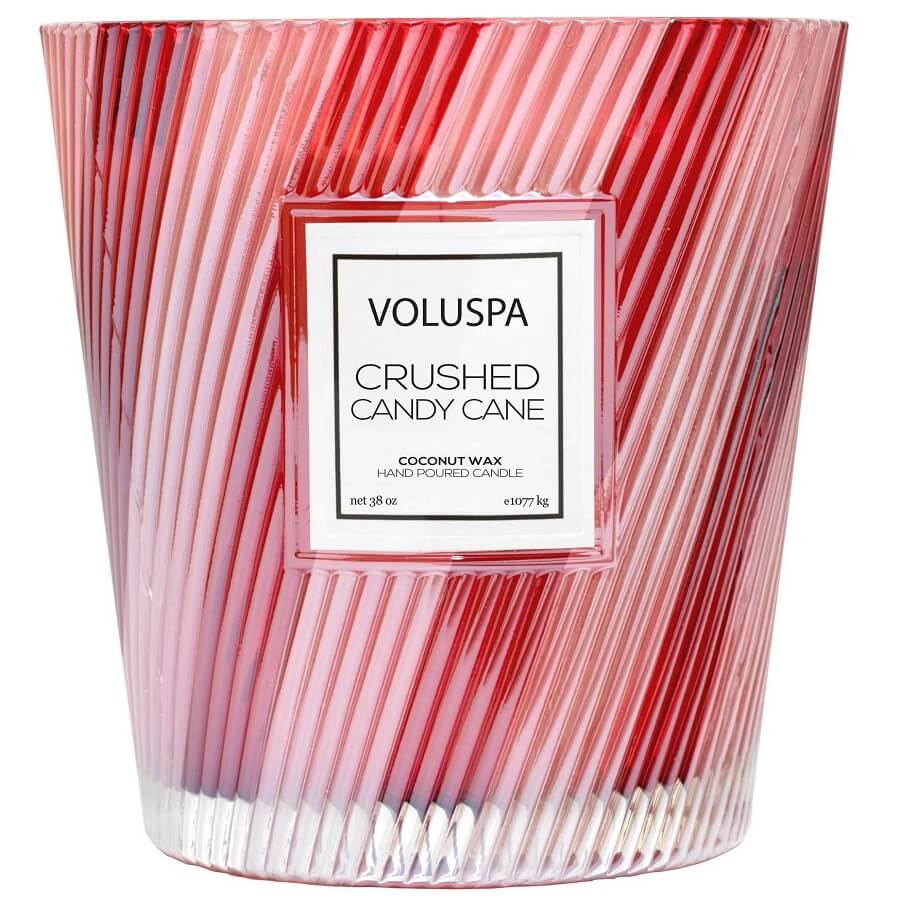 VOLUSPA Crushed Candy Cane 3 Wick Hearth Candle Mirisna Svijeća 1077 g
