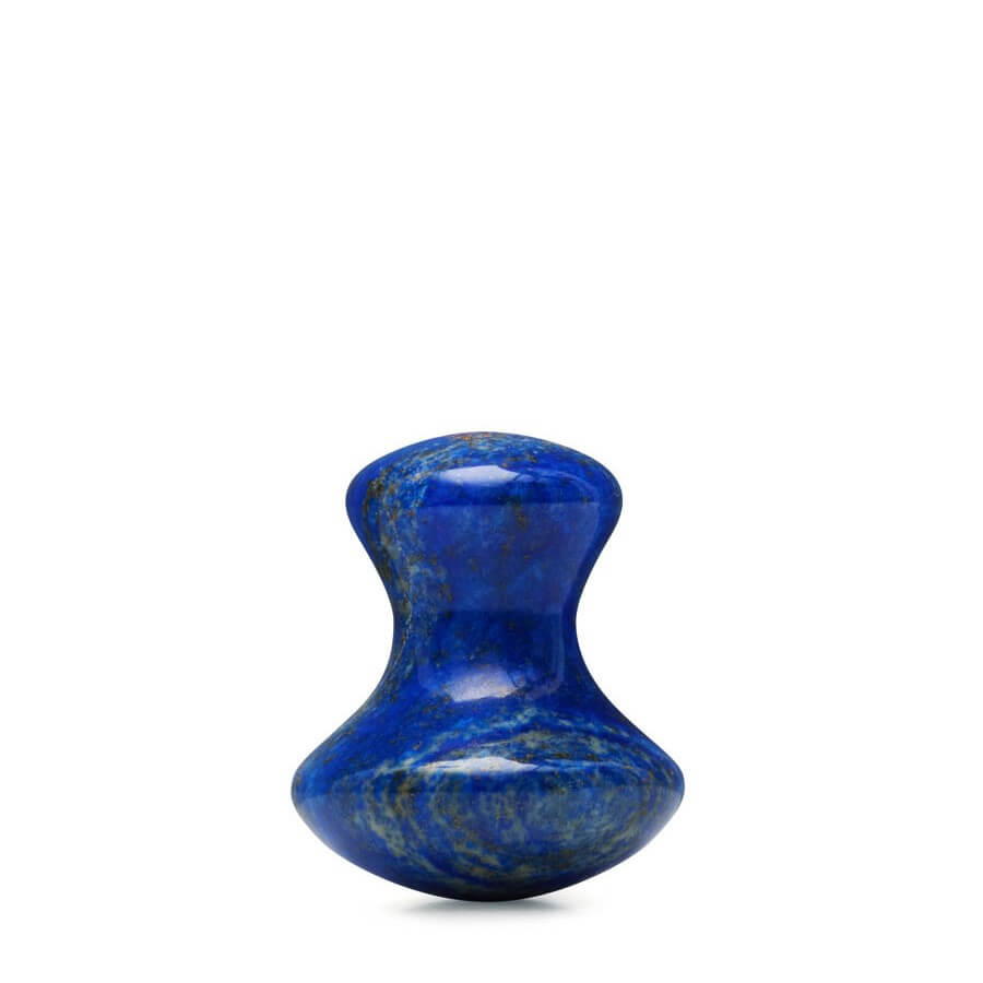 Crystallove Masažeri Za Lice Lapis Lazuli Mushroom Gua Sha Masažer 1 kom,