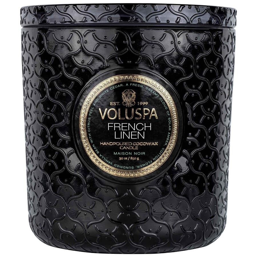 VOLUSPA French Linen Luxe Candle Mirisna Svijeća 850 g