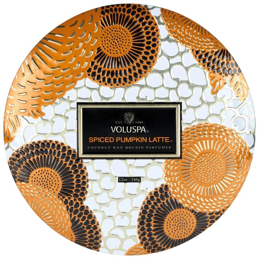 VOLUSPA Spiced Pumpkin 3 Wick Tin Candle Mirisna Svijeća 340 g