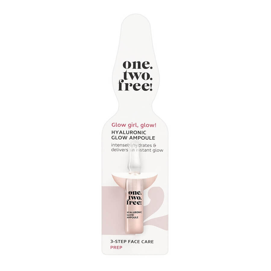 one.two.free! Hyaluronic Glow Ampoule Ampule Za Njegu Lica 2 ml