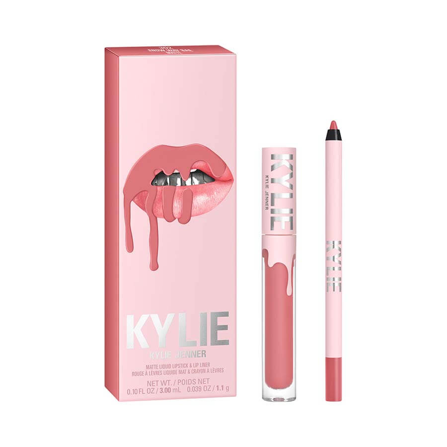 KYLIE COSMETICS Usne Matte Lip Set Snow Way Bae Za 1 kom,