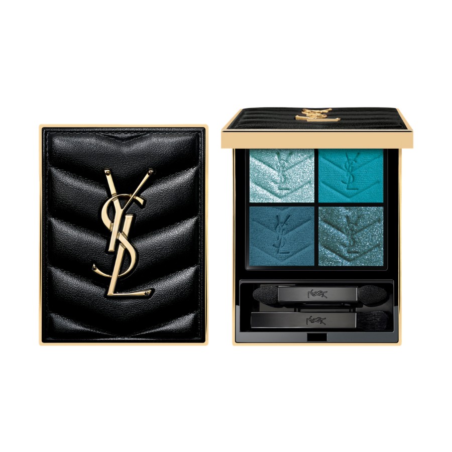 Yves Saint Laurent Sjenila Couture Mini Clutch Luxury Eyeshadow Palette Bewitching Turquoise Sjenilo Za Oči 4 g
