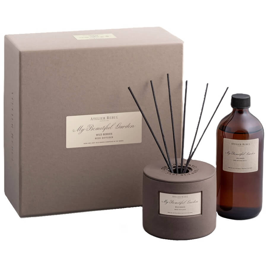 Atelier Rebul My Beautiful Garden Wild Berries Reed Diffuser Set 450 ml