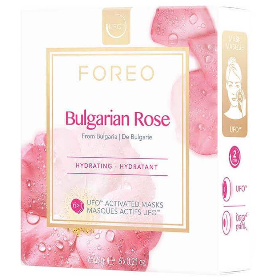 Foreo UFO™ Mask Bulgarian Rose Maska Za Njegu Lica 6 kom,