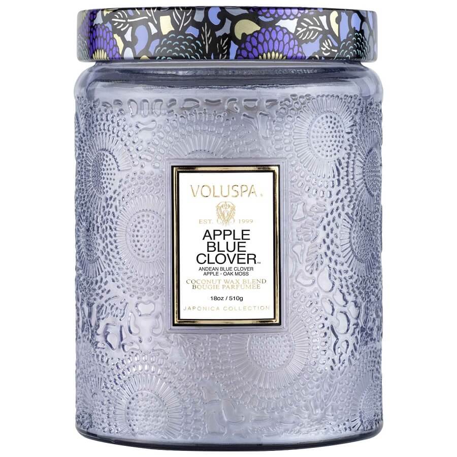 VOLUSPA Apple Blue Clover Large Jar Candle Mirisna Svijeća 510 g