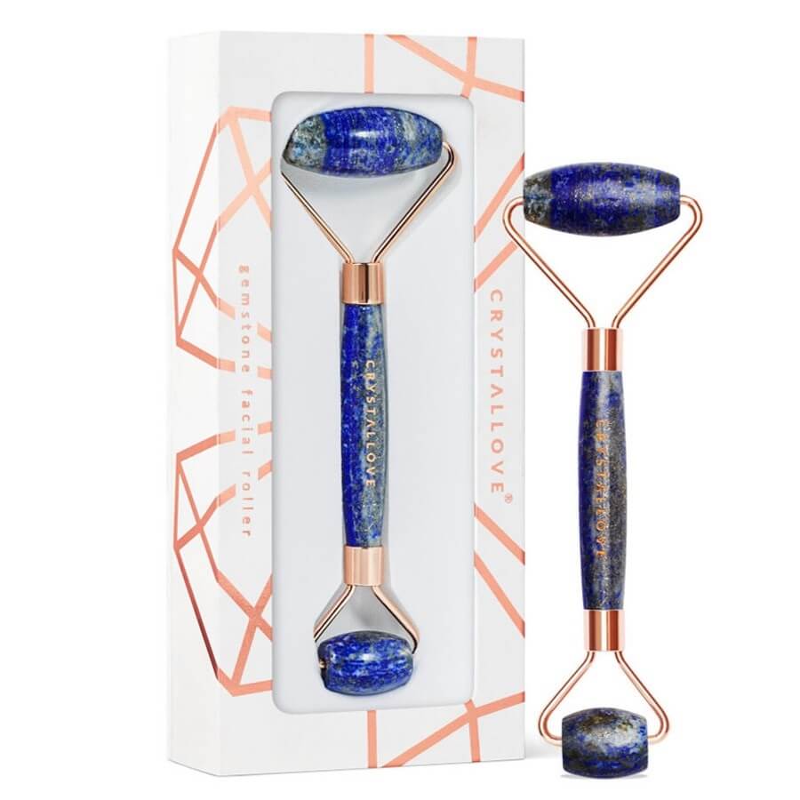 Crystallove Masažeri Za Lice Lapis Lazuli Roller Masažer 1 kom,