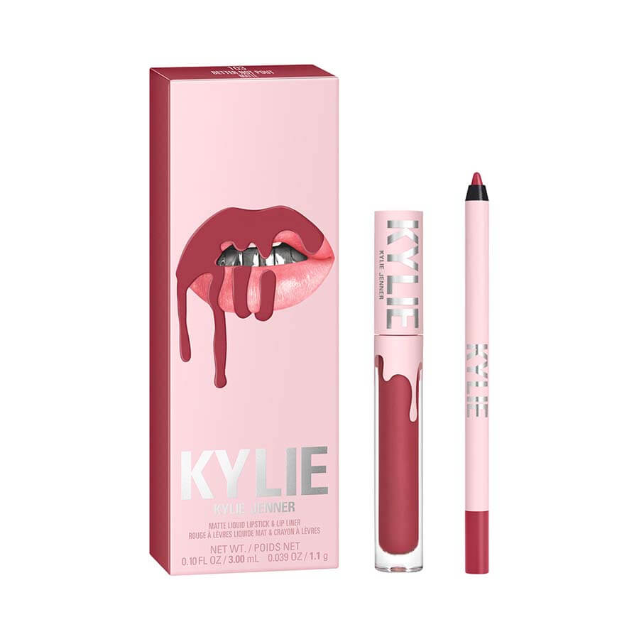 KYLIE COSMETICS Usne Matte Lip Set Better Not Pout Za 1 kom,
