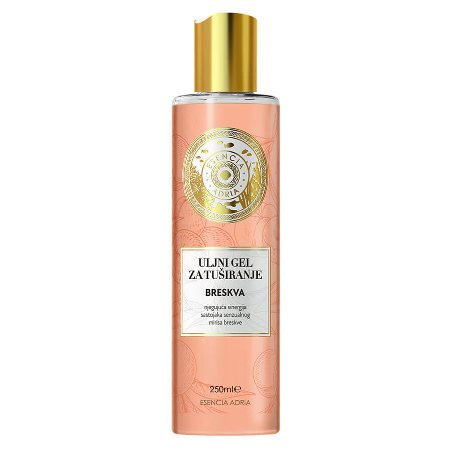 Esencia Adria Shower Oil Gel Peach Za Tuširanje 250 ml