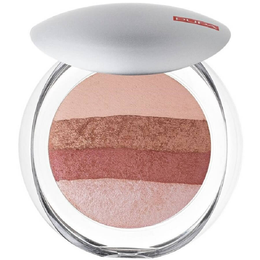 Pupa Rumenila Luminys Baked All Over Illuminating Blush Powder Rose Stripes Rumenilo 9 g