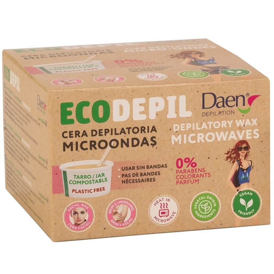 Daen Hot Waxes Microwable Wax Ecodepil Vosak Za Uklanjanje Dlačica S Lica 100 g