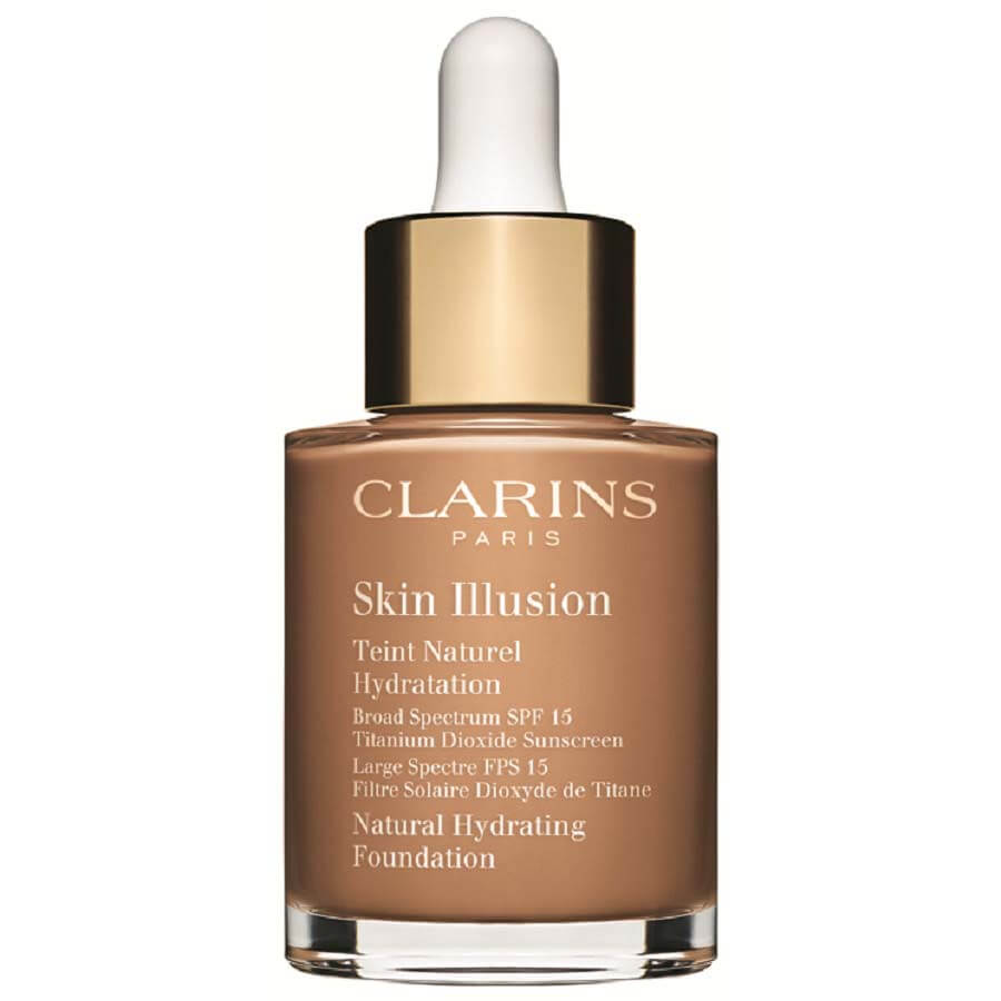 Clarins Tekući Puderi Skin Illusion Foundation SPF 15 Cappuccino Puder 30 ml