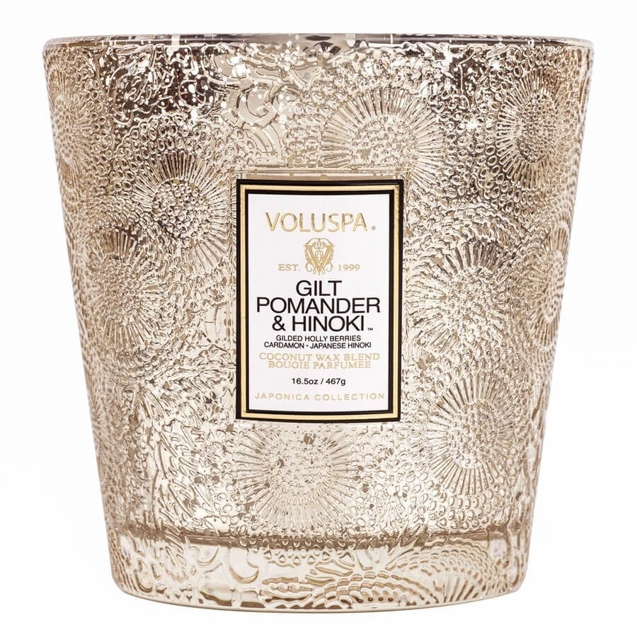 VOLUSPA Gilt Pomander & Hinoki 2 Wick Hearth Candle Mirisna Svijeća 467 g