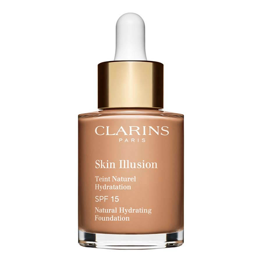 Clarins Tekući Puderi Skin Illusion Foundation SPF 15 Amber Puder 30 ml