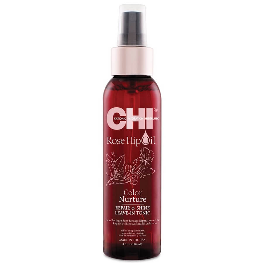 CHI ROSE HIP OIL Rose Hip Oil Repair&Shine Leave In Tonic Sprej Za Oblikovanje 118 ml