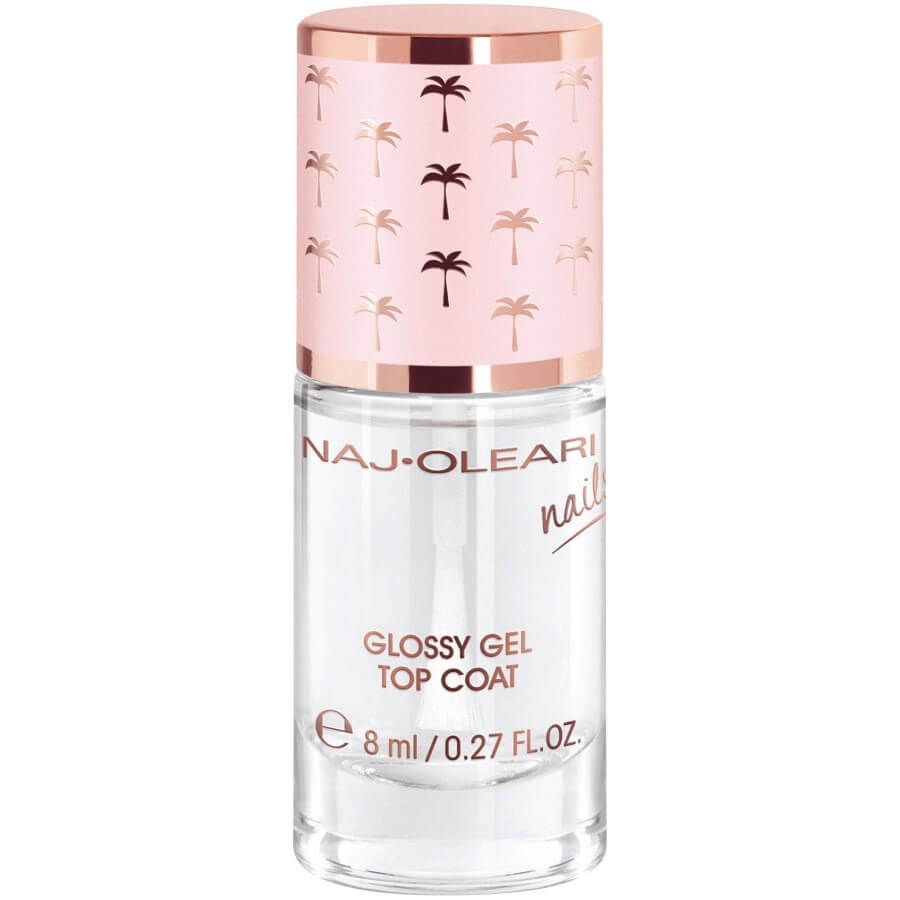Naj Oleari Lakovi Za Nokte Glossy Gel Top Coat Transparent Lak 8 ml