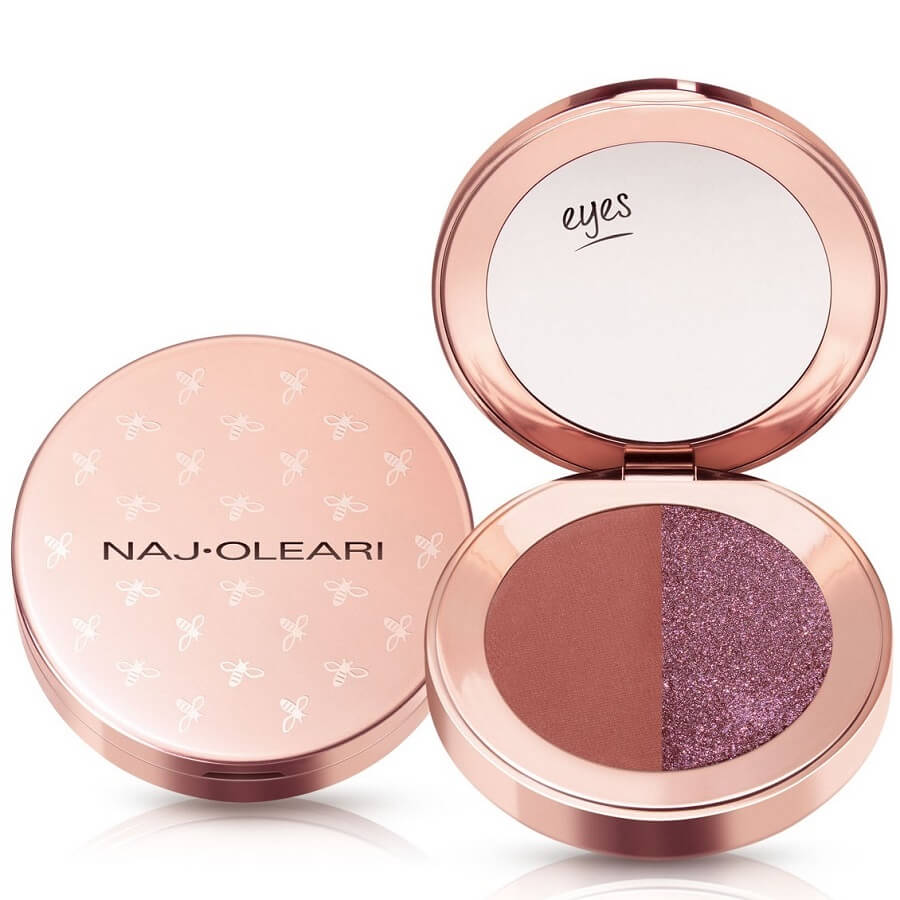Naj Oleari Sjenila Matte & Shine Duo Eyeshadow Chestnut Prune Sjenilo Za Oči 2,5 g