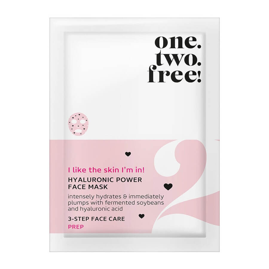 one.two.free! Hyaluronic Power Face Mask Maska Za Njegu Lica 1 kom,
