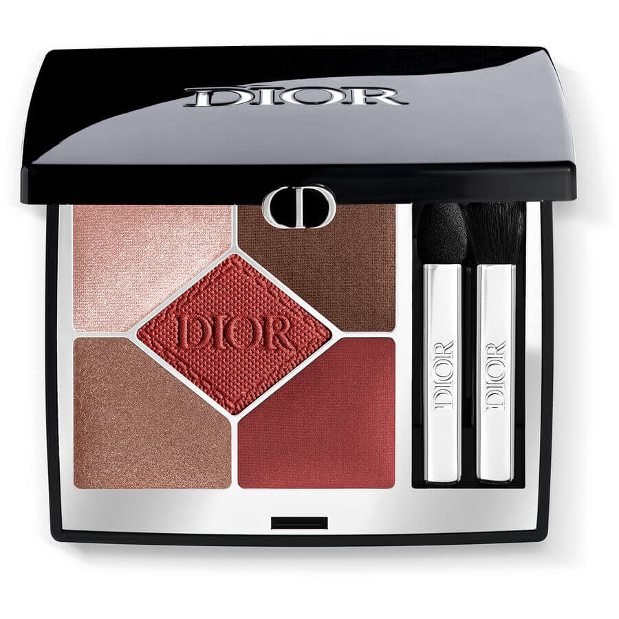 DIOR ESSENTIALS & PALETE 5 Colour Eyeshadow Palette Red Tartan Paleta Sjenila Za Oči 7 g